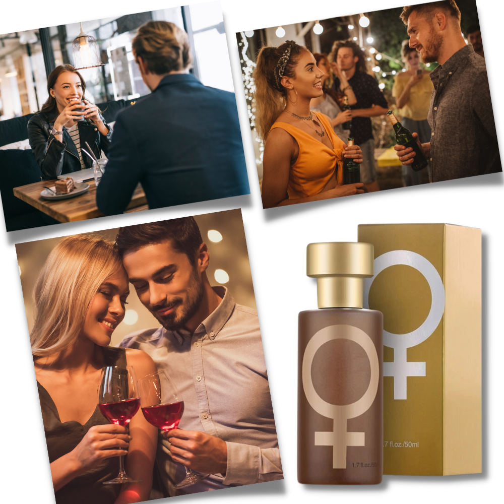 Feromon-parfymespray for menn og kvinner