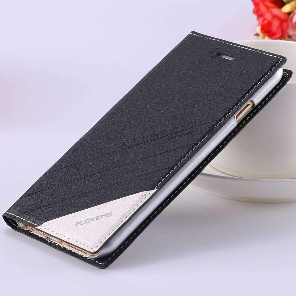 Norvo | Magnetisk Flip Lærdeksel - Perfekt Beskyttelse For Din Telefon