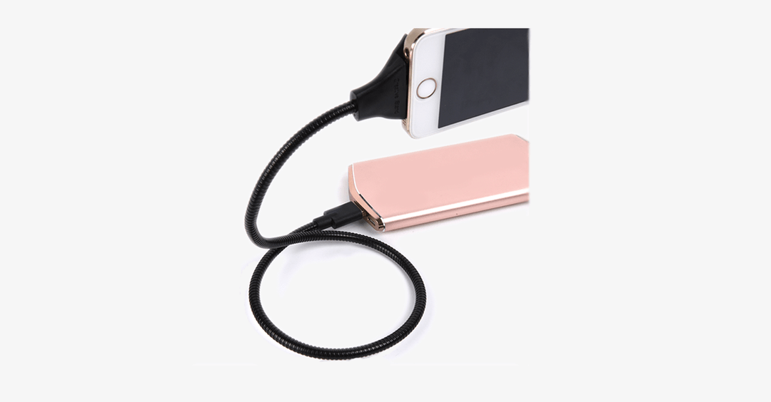 Norvo | Fleksibel smarttelefonstativ og ladekabel – Lading av telefonen din med enkelhet og stil!