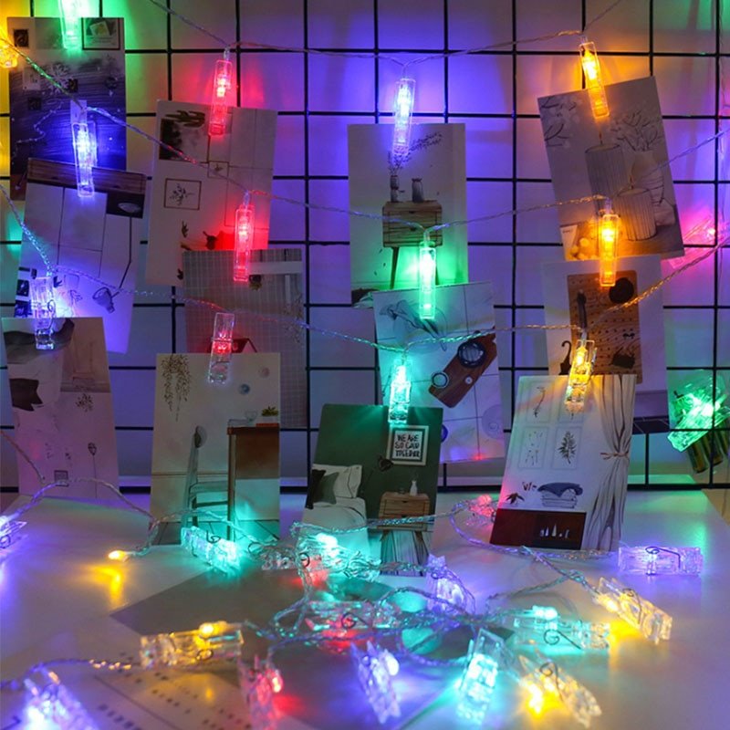 Norvo | Foto Klemmer LED Fairy Lyskilder for Bilder