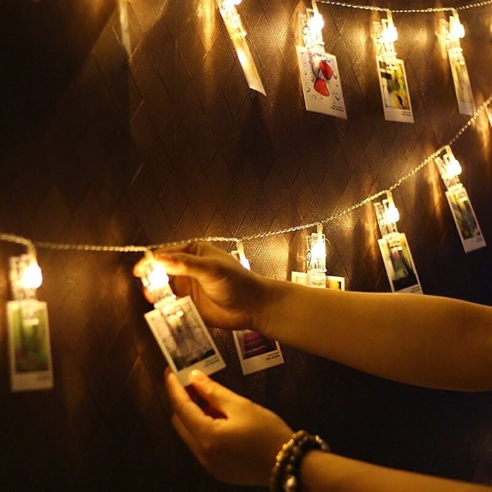 Norvo | Foto Klemmer LED Fairy Lyskilder for Bilder