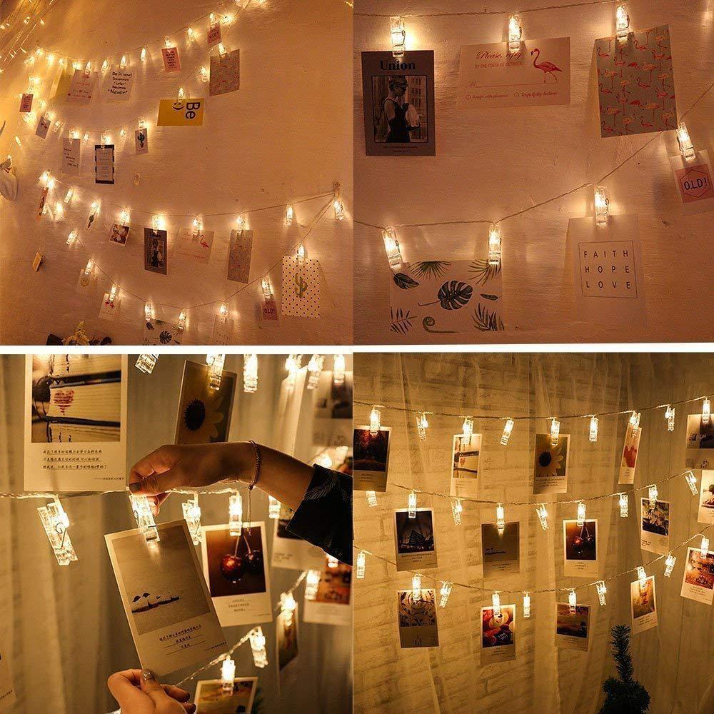 Norvo | Foto Klemmer LED Fairy Lyskilder for Bilder