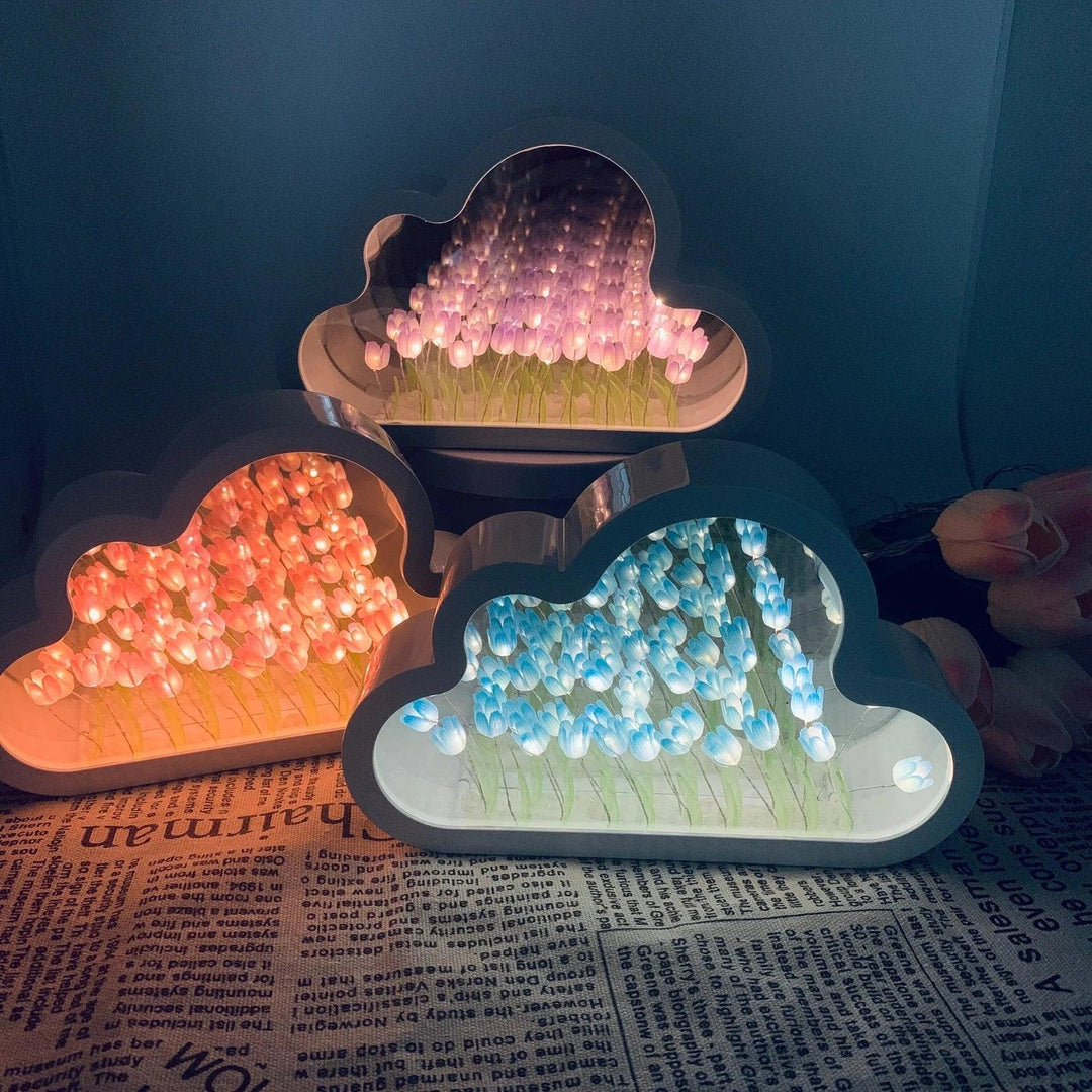 Norvo | Tulip Cloud LED Speil – Magisk Lys & Dekorativ Design