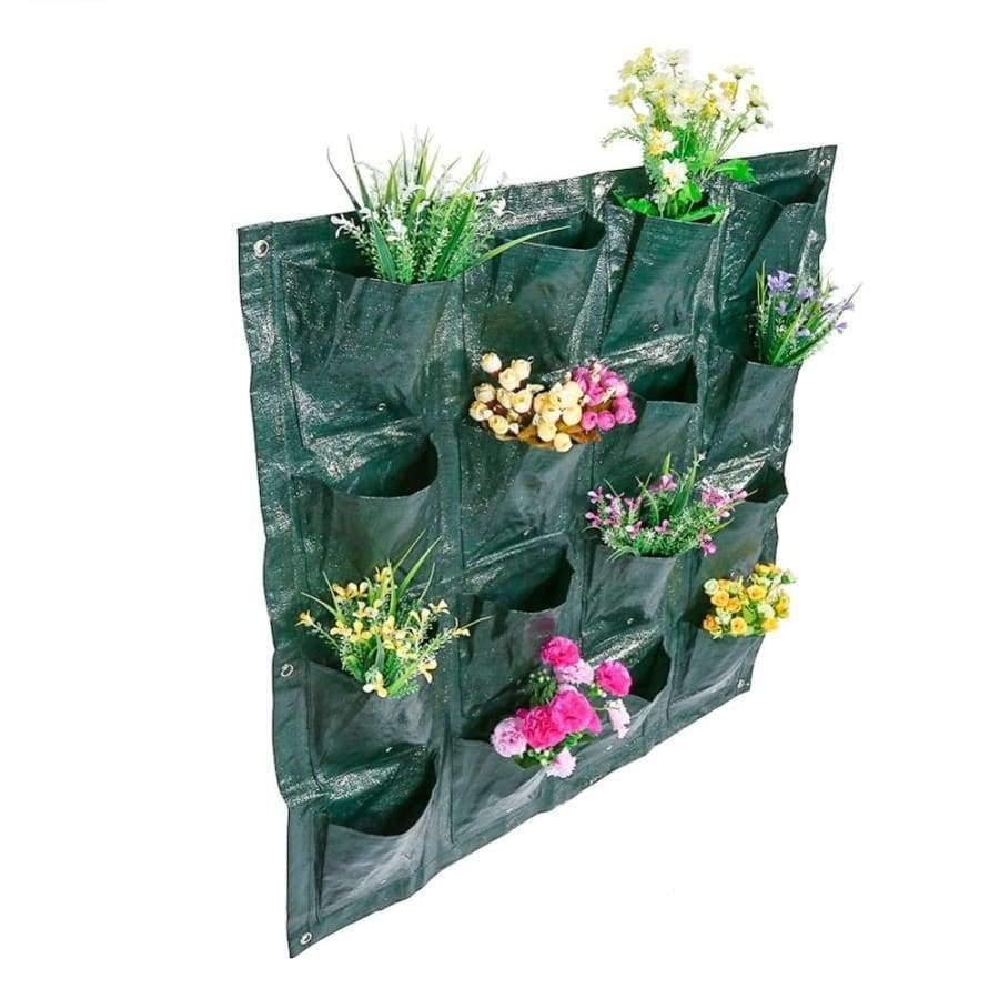 Norvo | 4 typer av vegghengte planter blomsterpose planter gjenbrukbar vekstpose hage innendørs utendørs veggrekvisitter dekorasjonsutstyr