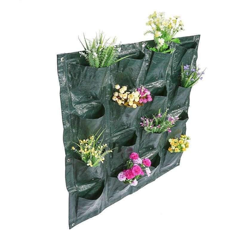 Norvo | 4 typer av vegghengte planter blomsterpose planter gjenbrukbar vekstpose hage innendørs utendørs veggrekvisitter dekorasjonsutstyr