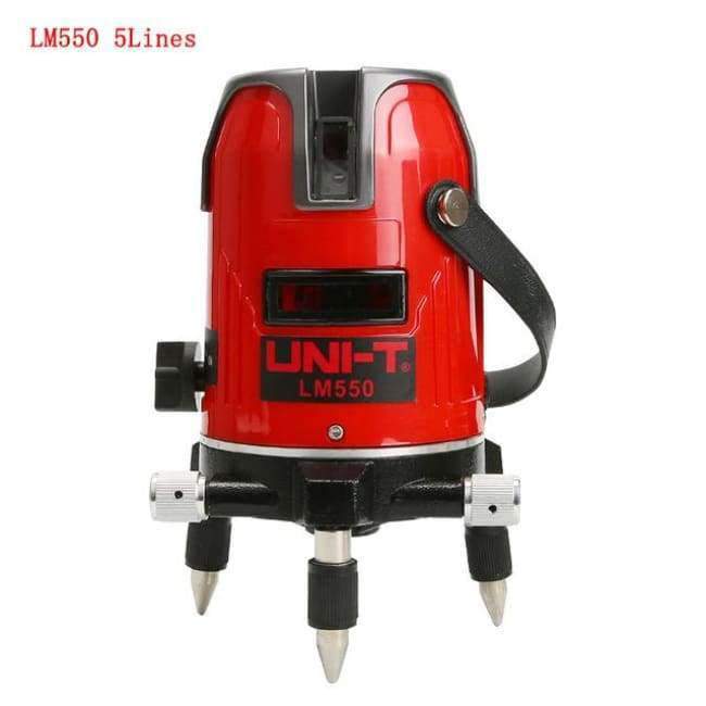 Norvo | UNI-T LM520 LM530 LM550 Lasernivelleringsapparat 2 linjer 3 linjer 5 linjer 360 graders selvnivellerende krysslaser nivå rød linjer nivåeringsapparat