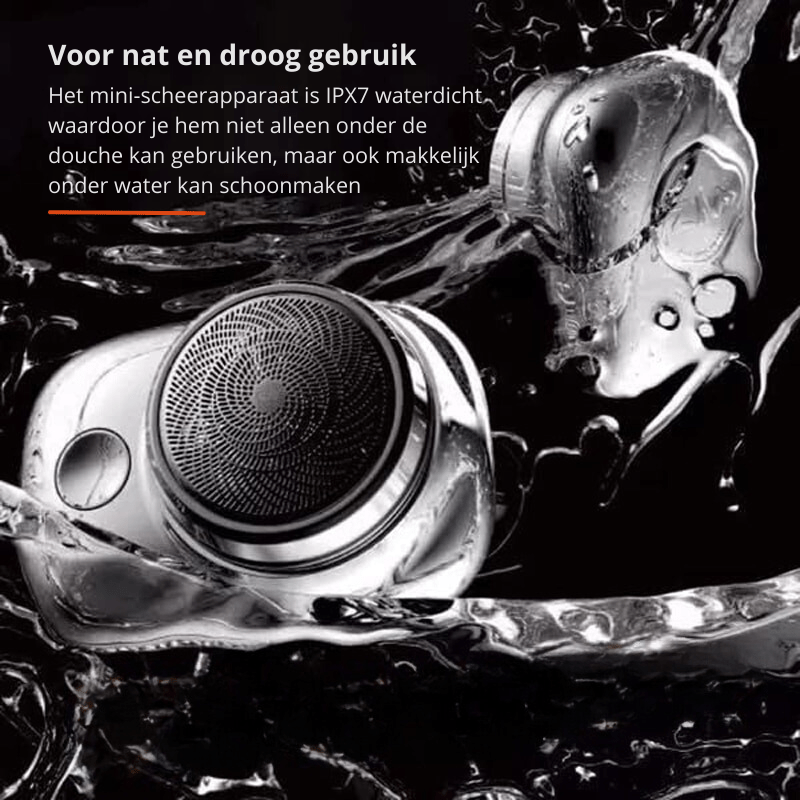 Norvo | Pocketshave – Kompakt Vanntett Reisebarberhøvel for Rask og Glatt Barbering