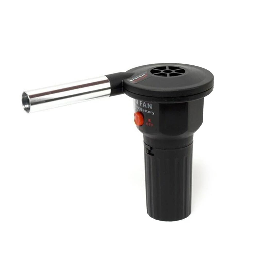Norvo | Bærbar BBQ Fire Blowers – Aluminium Håndblåser for Grilling, Camping & Piknikker