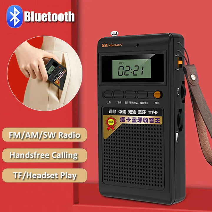 Norvo | Bærbar Bluetooth-radio og MP3-spiller - SoundPocket Mini