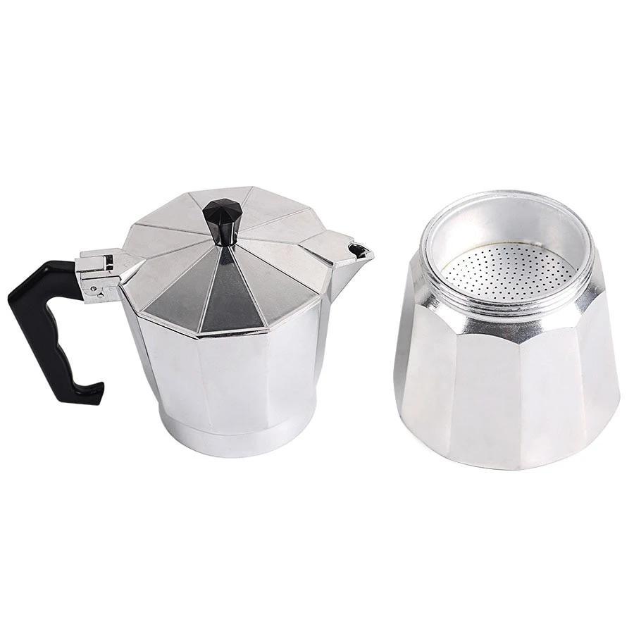 Bærbar hjemme Moka gryte aluminium med pulver perkolator | Norvo