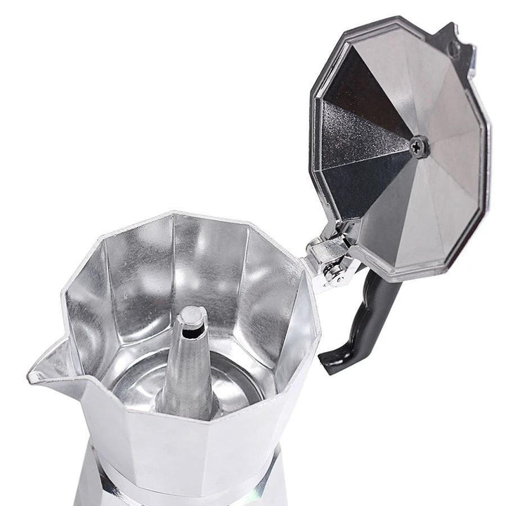 Bærbar hjemme Moka gryte aluminium med pulver perkolator | Norvo