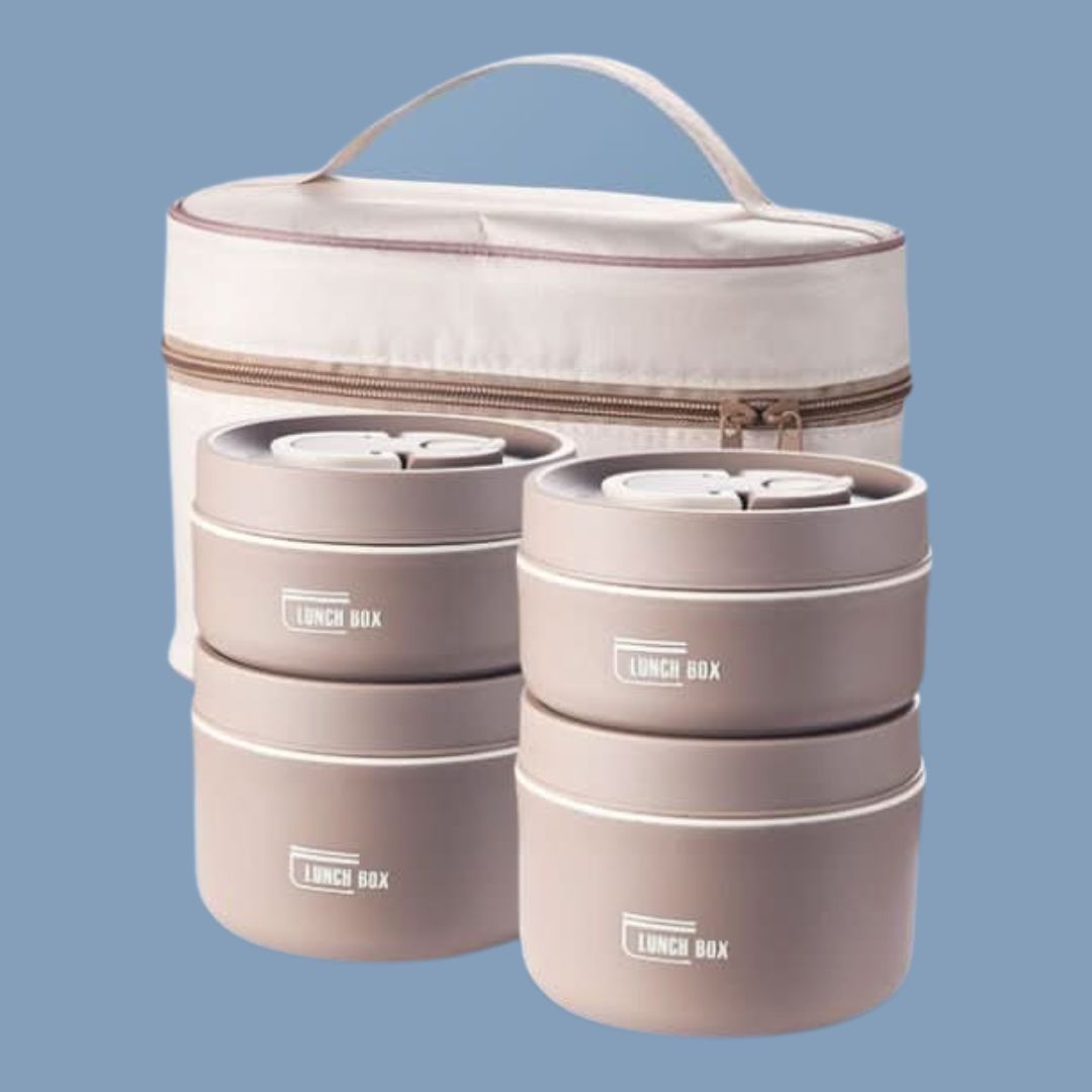 Frendorf | Bærbar Isolert Måltidsbeholder Sett - LunchMate