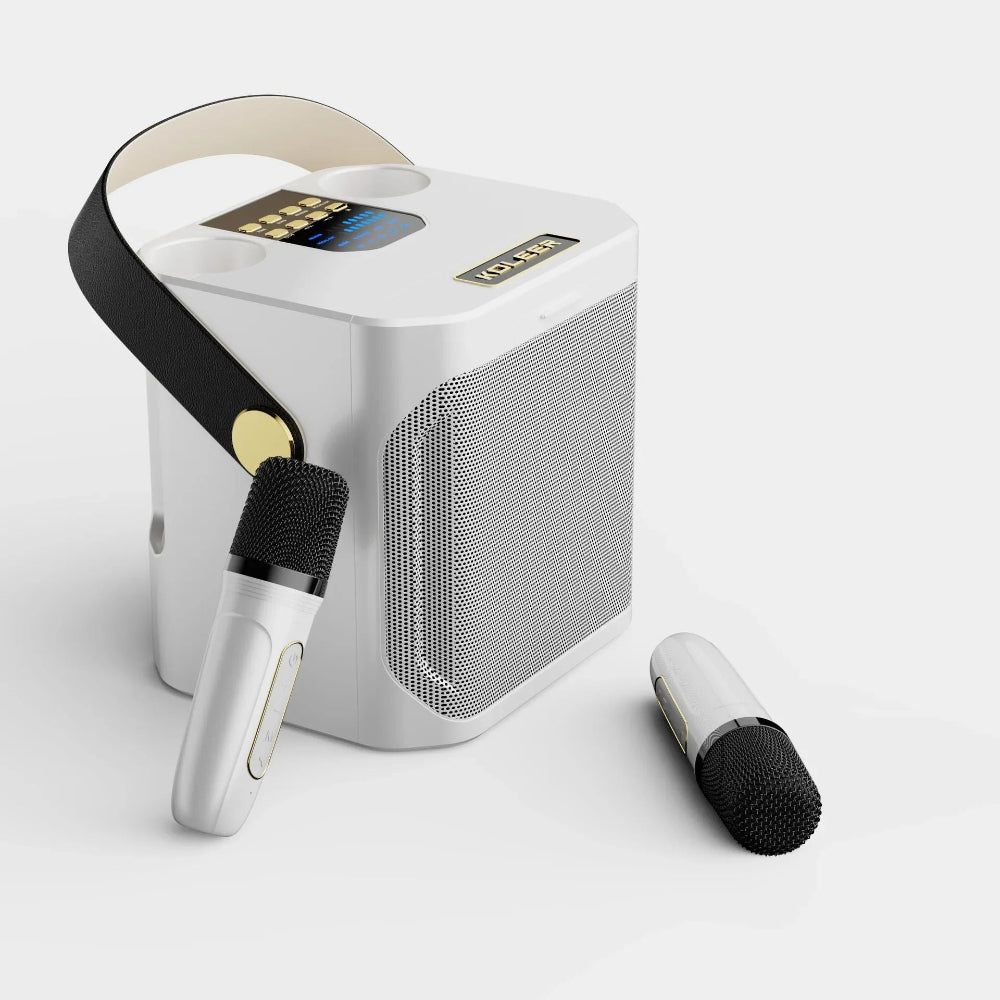 Norvo | Bluetooth Høyttaler Bærbar Trådløs Karaoke Maskin