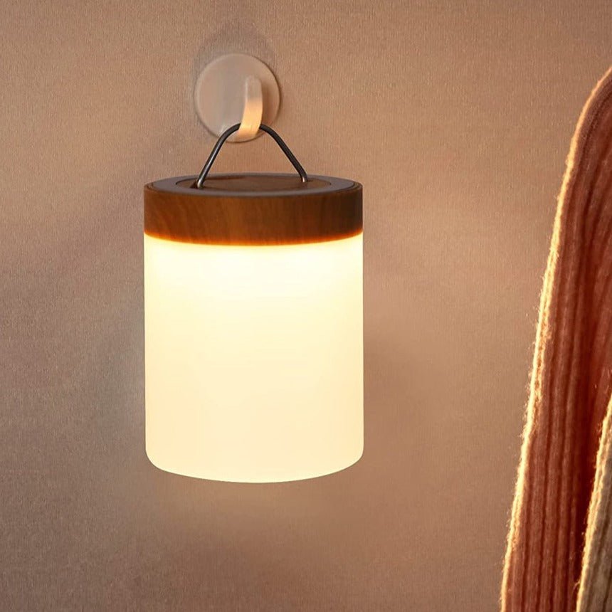 Norvo | LED Bordlampe med Trebase og Berøringskontroll