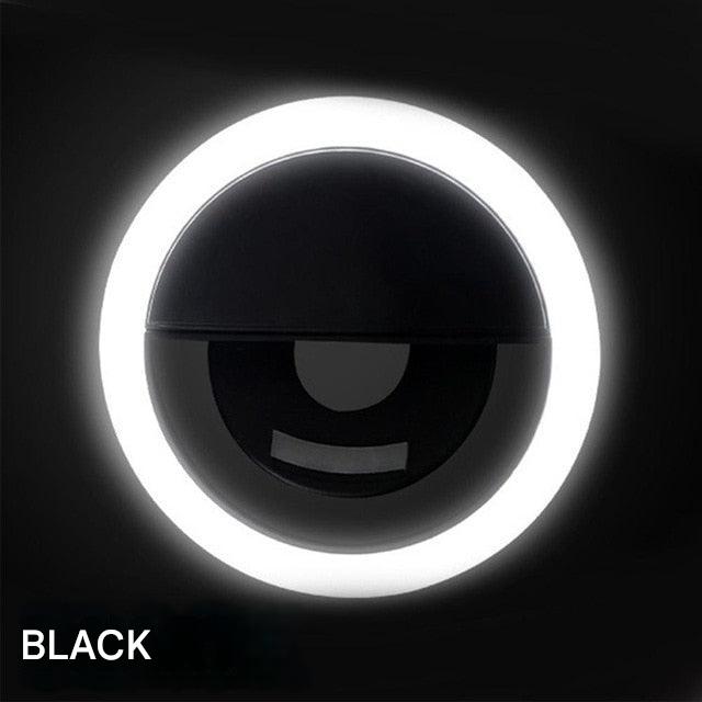 Norvo | Bærbar Selfie Ring Lys - GlowSnap