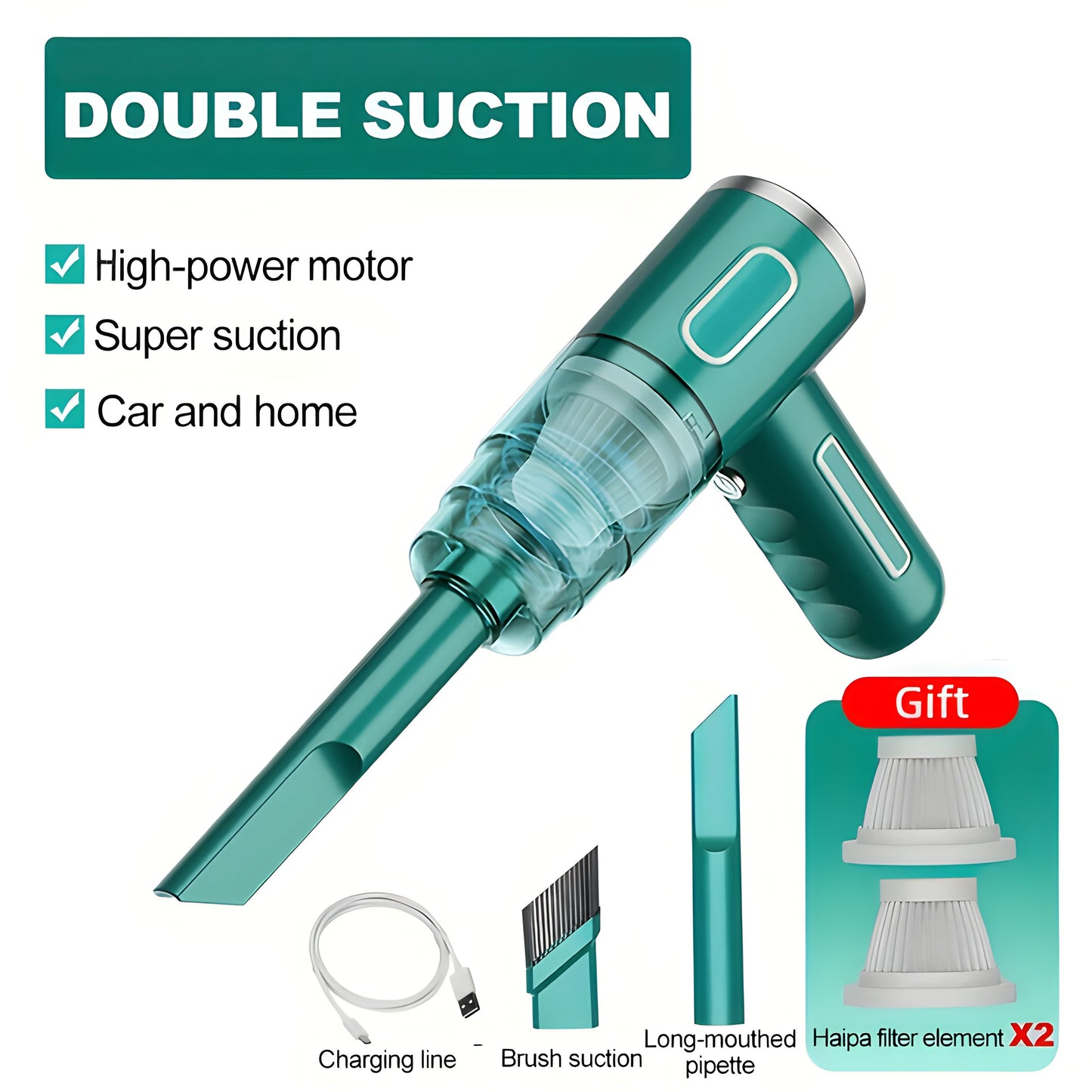 Norvo | Støvsuger Håndholdt Trådløs Lett Oppladbar