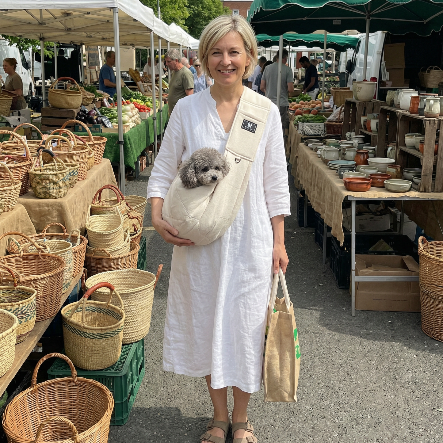 Bærbar hundesekk – Pustende, vanntett og sikker bolleheis