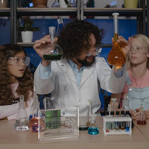 Norvo | Crystal Clear Periodisk Tabel Display | Utdanningsakryl Dekor for Hjem, Klasserom & Vitenskapsentusiaster