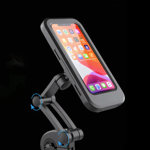 Norvo | SafeRide Vanntett Telefonholder – 360° Rotérbar for Sykkel og Regnvær
