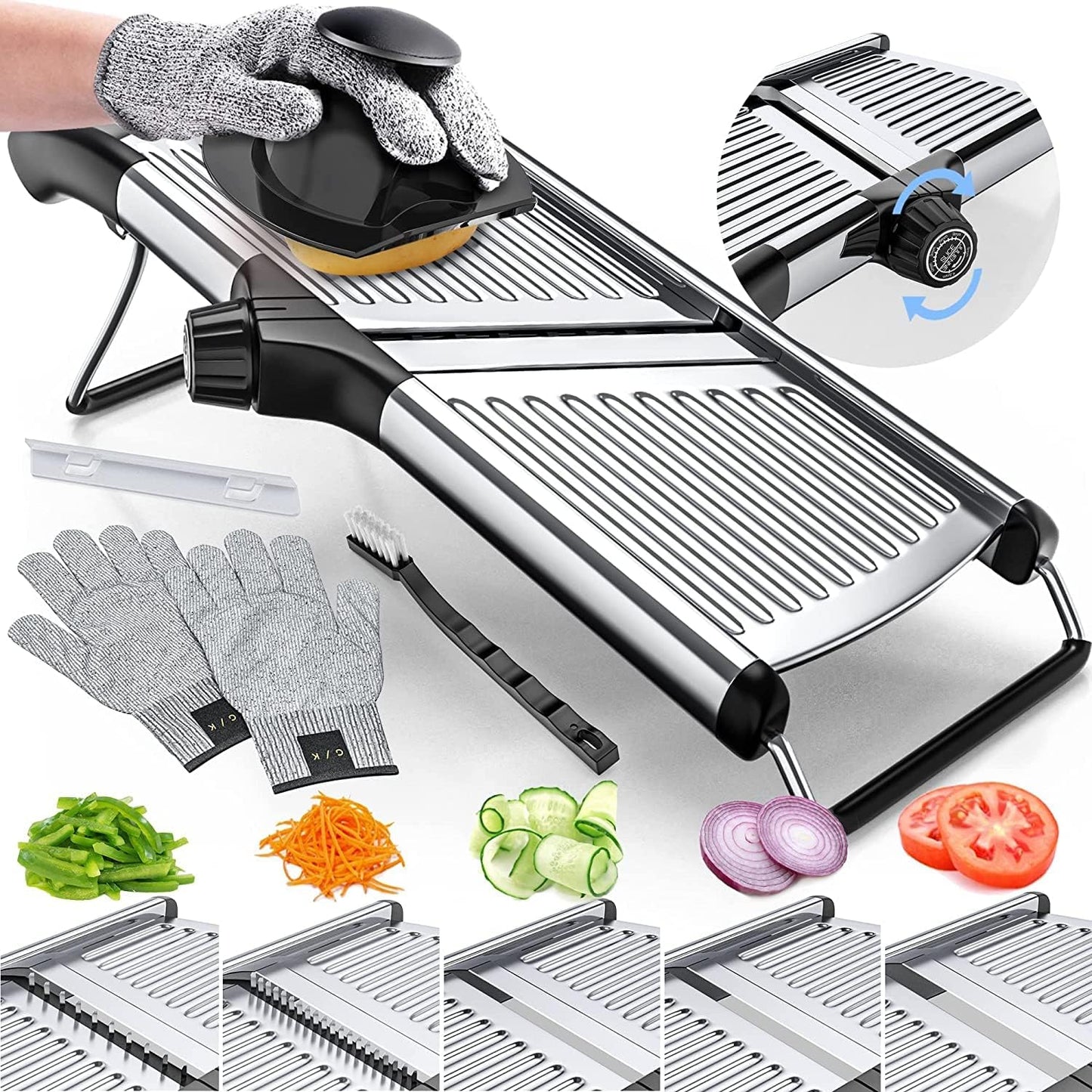 Norvo | Premium food slicer med kuttsikre hansker