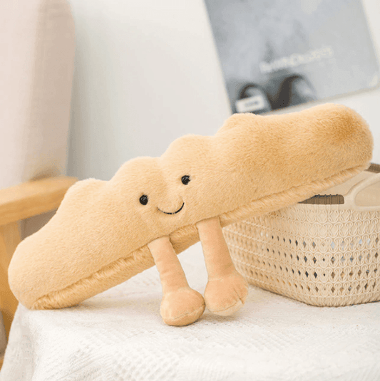 Norvo | Pretzel Croissant Toast Bread Plush Toy