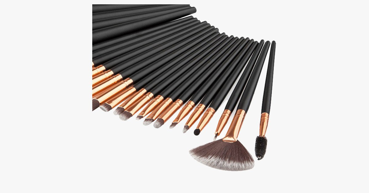 Norvo | 24-delt Pro Black Brush Set