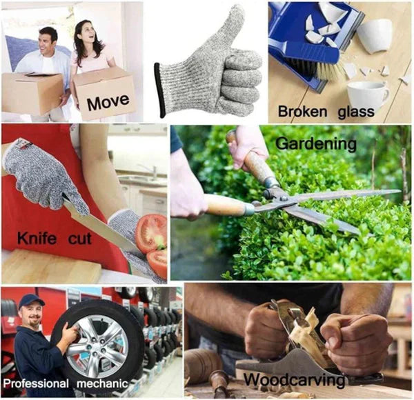 Norvo | Kokkens rustfrie stålanitkutt sikkerhetshansker