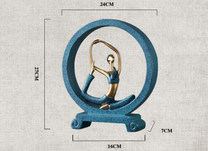 Kreative europeiske miniature moderne jente figuriner | Norvo