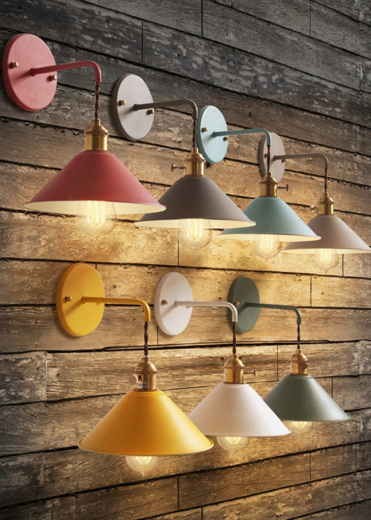 Norvo | Fargerike Vintage Vegglamper