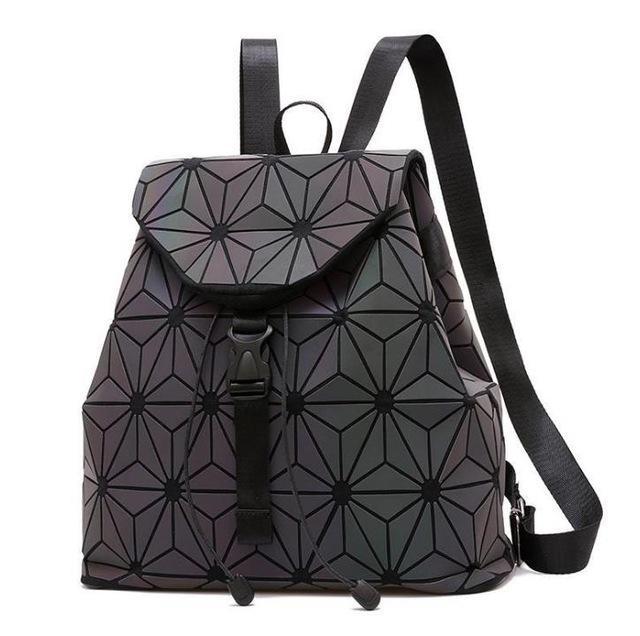 Norvo | Geometrisk Ryggsekk Holografisk Reflekterende Bag