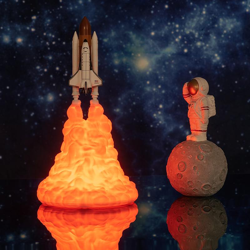 Rokit - 3D Romferge Lampe | Norvo