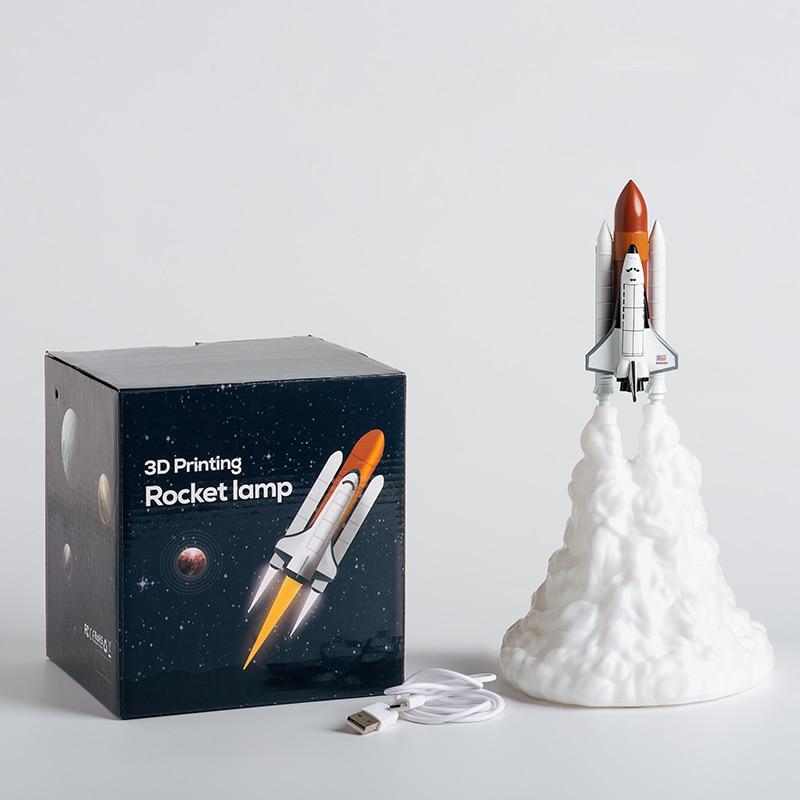 Rokit - 3D Romferge Lampe | Norvo