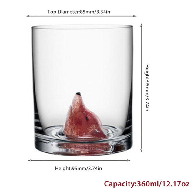 Norvo | 3D Dyre Ultra Klar Unik Vinglass