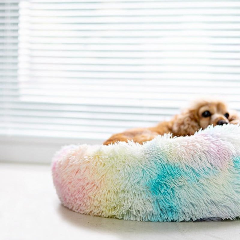 Norvo | Beef Rainbow Ekstra Plysj Beroligende Donut Hundesenger