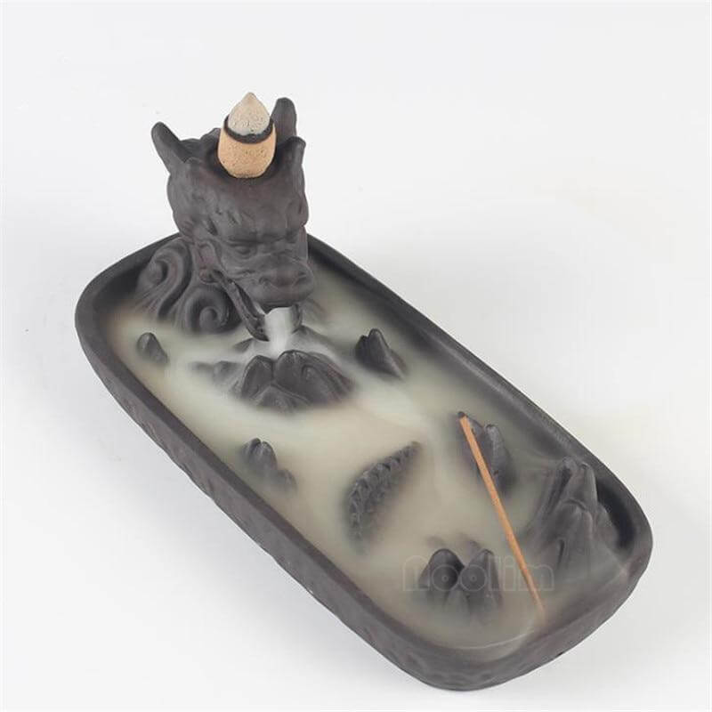 Norvo | Keramisk Dronning Censer Røyk Backflow Røkelsebrenner