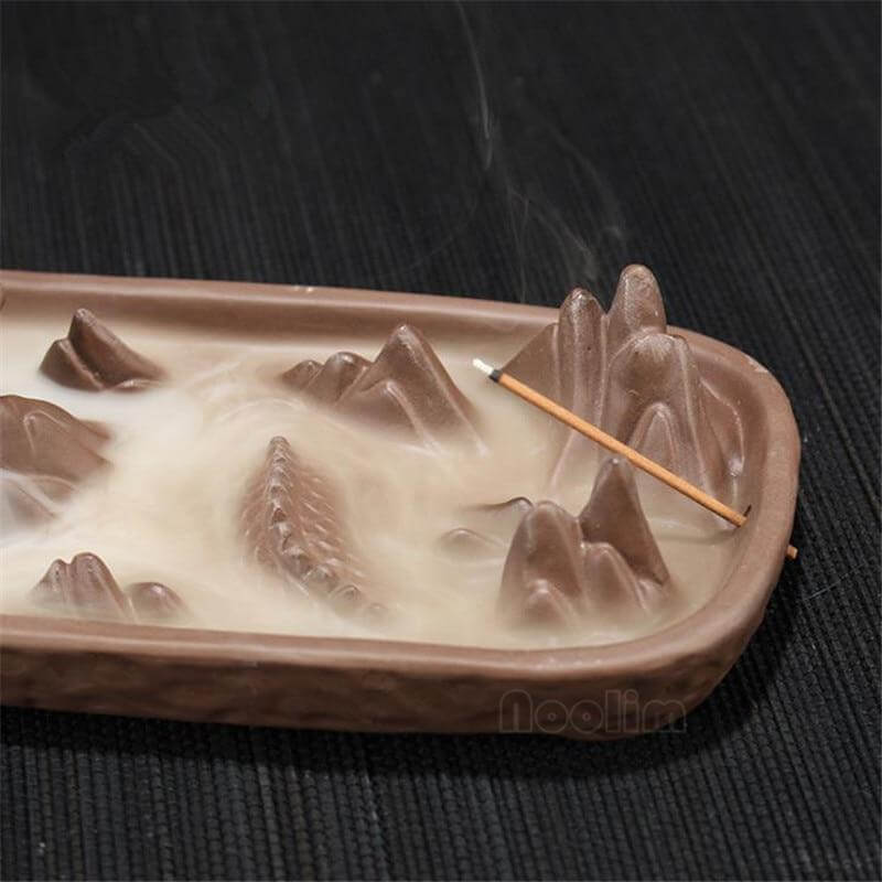 Norvo | Keramisk Dronning Censer Røyk Backflow Røkelsebrenner