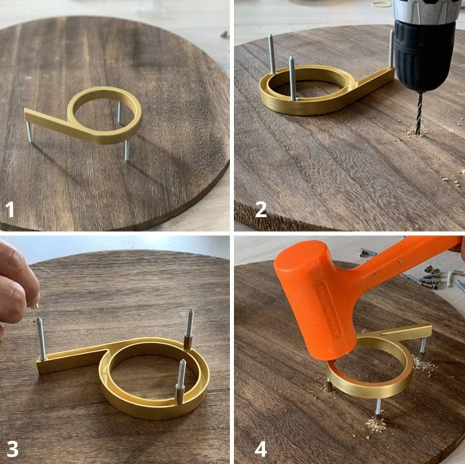 Norvo | Gold Modern House Numbers