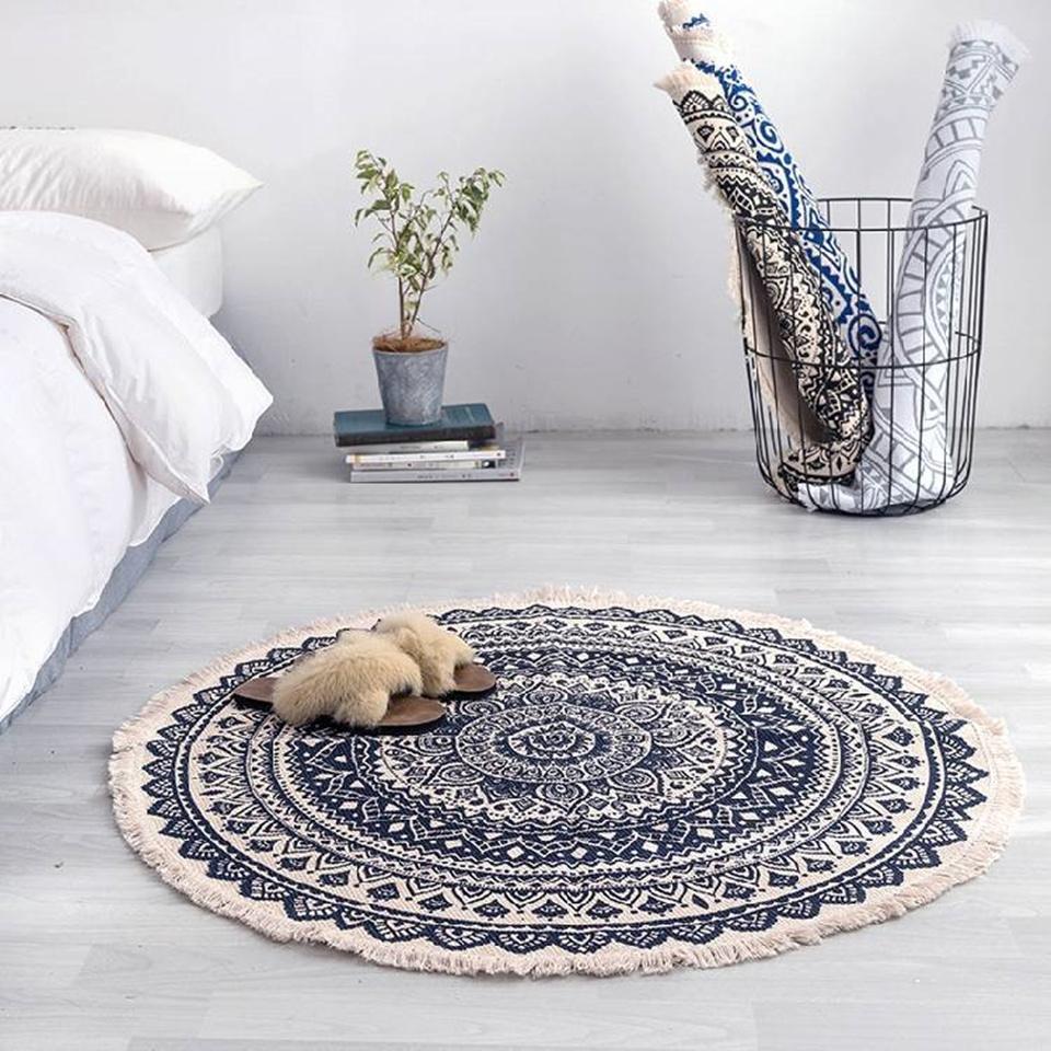 Norvo | Marokkansk Boho teppe med frynser