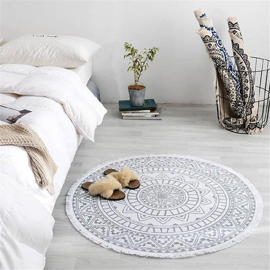 Norvo | Marokkansk Boho teppe med frynser