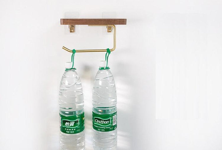 WoodNest - Stilig Tre Toalettpapirholder med Oppbevaring Norvo