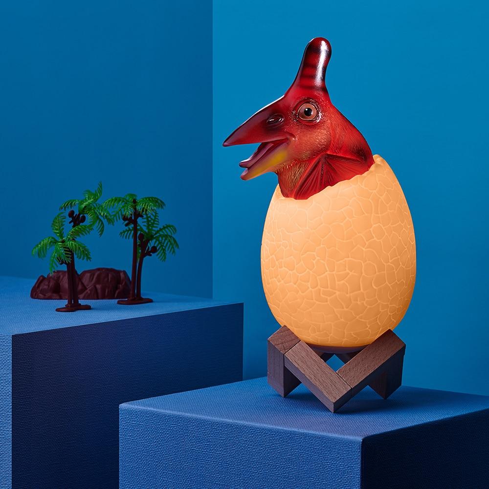 Norvo | Dinosaur Egg LED Farge Endrende Lampe