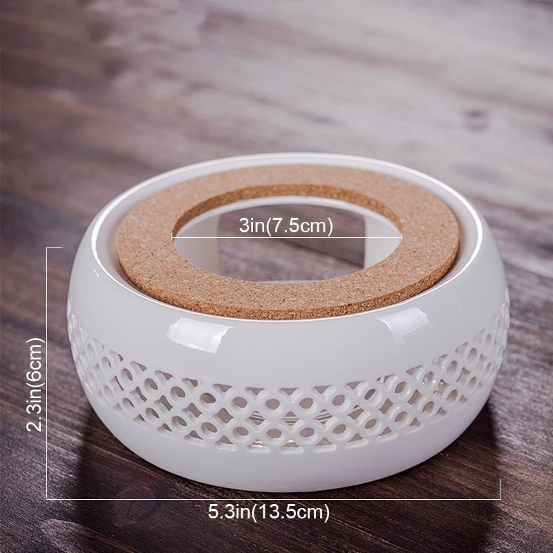 Norvo | Mini bærbar keramisk stearinlyktepottevarmer