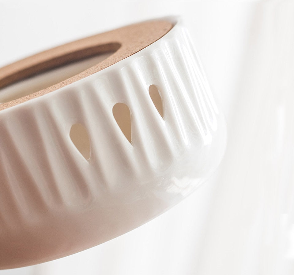 Norvo | Mini bærbar keramisk stearinlyktepottevarmer