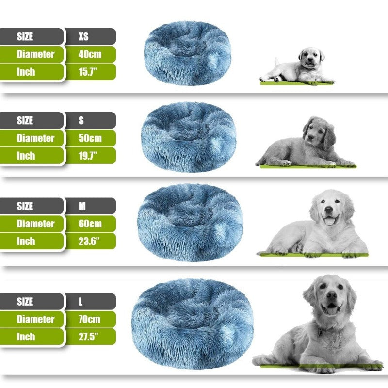 Norvo | Beef Rainbow Ekstra Plysj Beroligende Donut Hundesenger