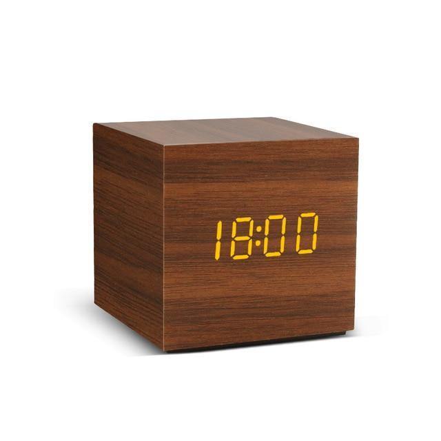 Norvo | LED vekkerklokke i tre kubusform