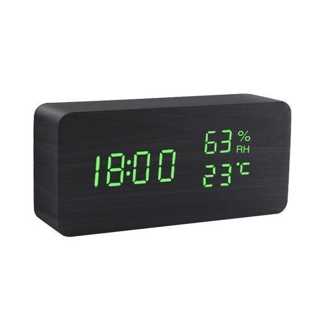 Norvo | LED vekkerklokke i tre kubusform