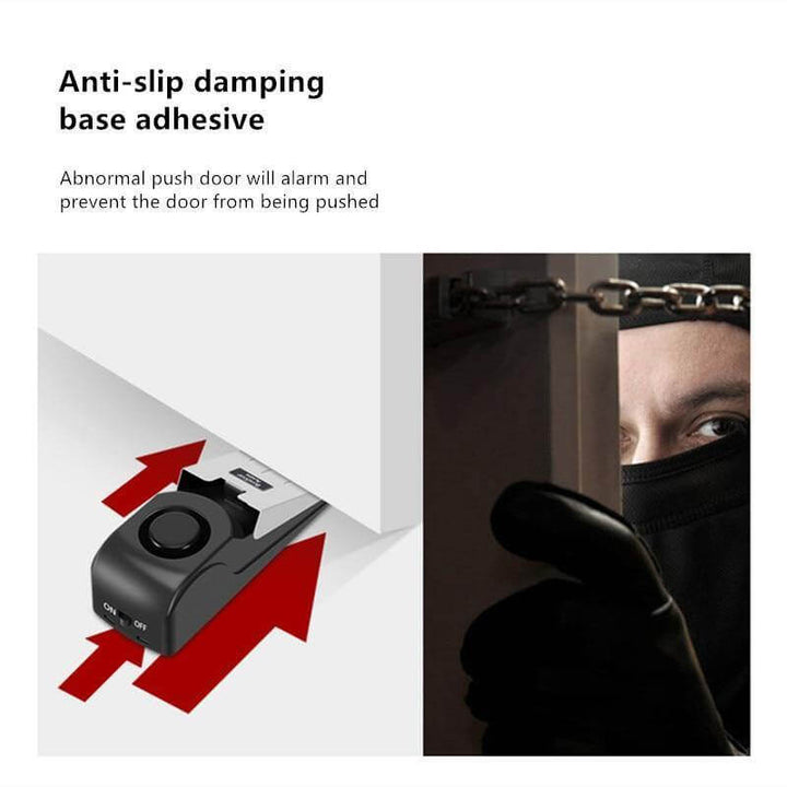 Bærbar trådløs alarmdørstopper | Norvo