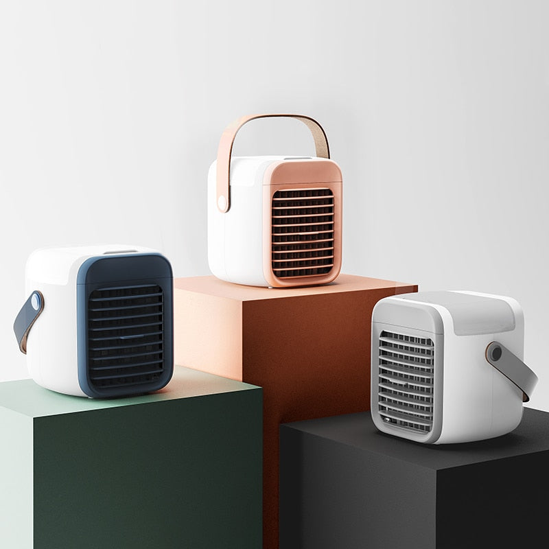 Norvo | Mini luftkjøler med rask ventilasjon, USB-oppladbar