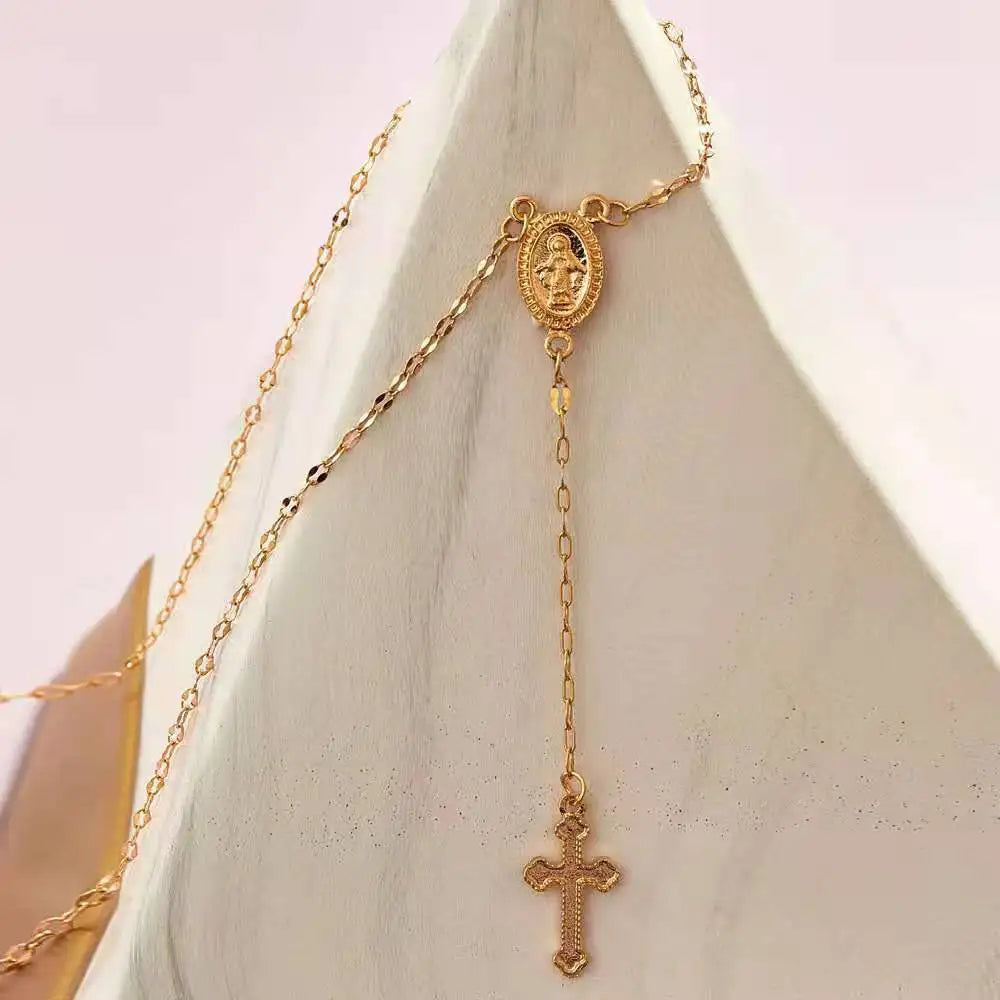 Norvo | Spirituell Rosary Halskjede – Stilfull Tro Smykke for Enhver Anledning