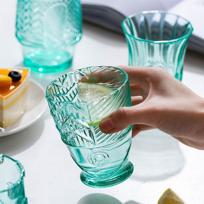 Norvo | Farget Glasskoppsett i Koi Fisk Form - Salg